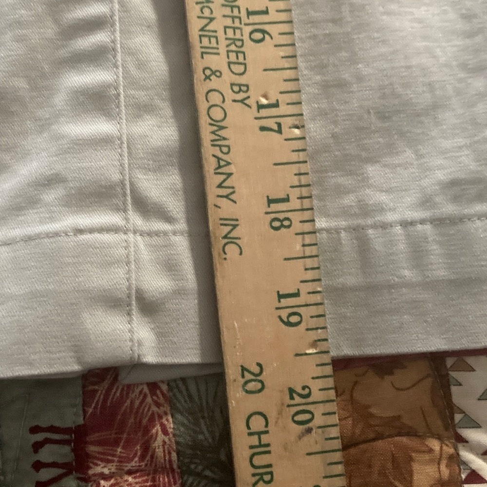 Brooks Brothers 346 womens 8 tan pencil skirt cotton spandex zip hooks pockets - Picture 8 of 10